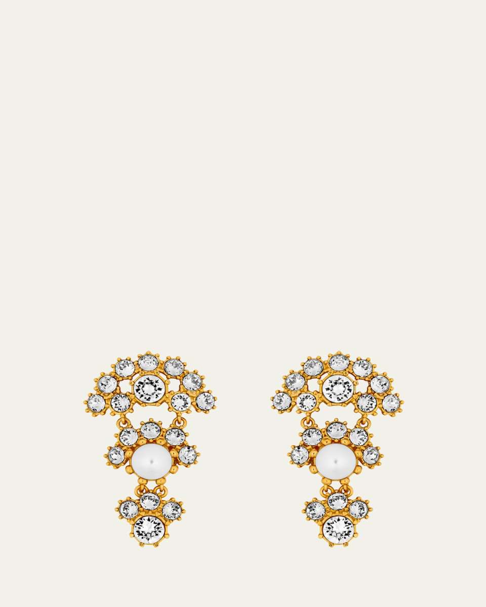 Crystal Arch Drop Earring
